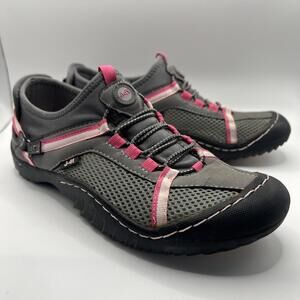 J-41 TAHOE WOMENS LACE UP SPORT ADVENTURE WATER RESISTANT ATHLETIC SNEAKERS SZ8m